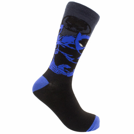 Black Panther Retro Character Cover Crew Socks